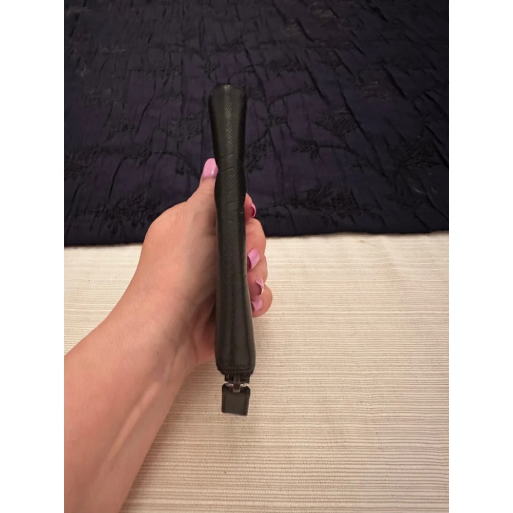 Prada Black Leather Keyholder